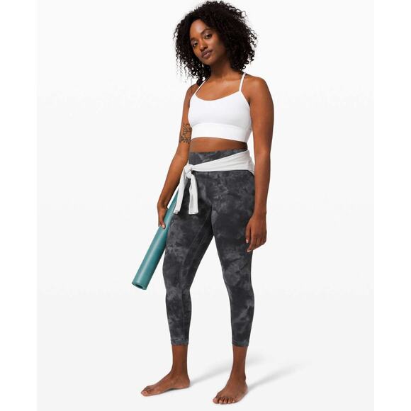 (4) $118 Lululemon Align Pant 25" *Diamond Dye Pitch Grey Graphite Grey - Picture 1 of 4